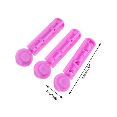 50 Peças de Lancetas Para Teste de Glicose no Sangue para Diabetes 30G Lancetas Diabéticas Para Menos Dor Agulhas Estéreis Universais