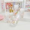 Cute Pump Bottle, Portable Plastic Makeup Remover Bottle, Sample Bottle, Liquid Cosmetic Bottle Set For Outdoor Travel
