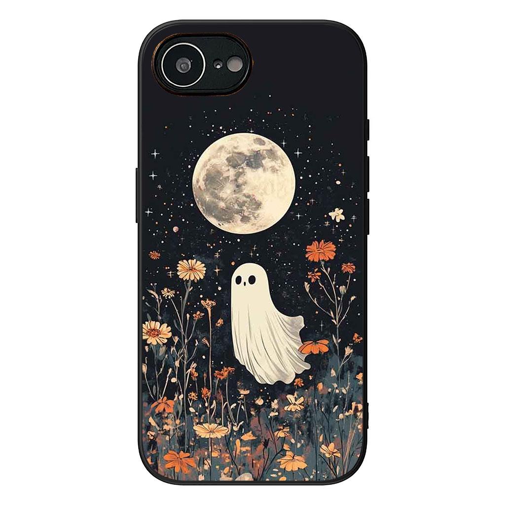for Motorola Moto Edge 50 One 30 Fusion 40 neo Ultra Pro 20 Lite G85 G84 E15 E14 Case Halloween Little Ghost with Pumpkin Art