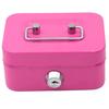 1PC Lockable Safe with Key - Portable Metal Safe, Creative Coin Organiser & Sturdy Storage Box for Kids
