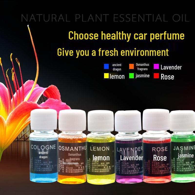 Car Interior Aromatherapy: Essential Oil Refill & Perfume Holder - 10ml