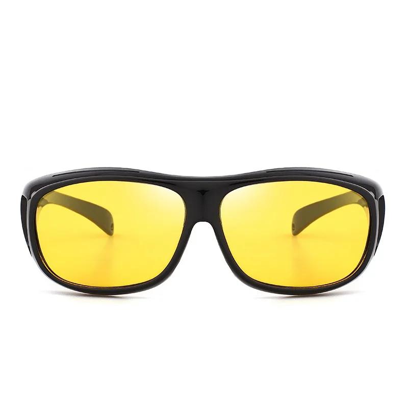 Night Vision Anti-Glare Driving Goggles UV400 Protection Polycarbonate Lens for Car Motorcycle Cycling Eyewear Accessories