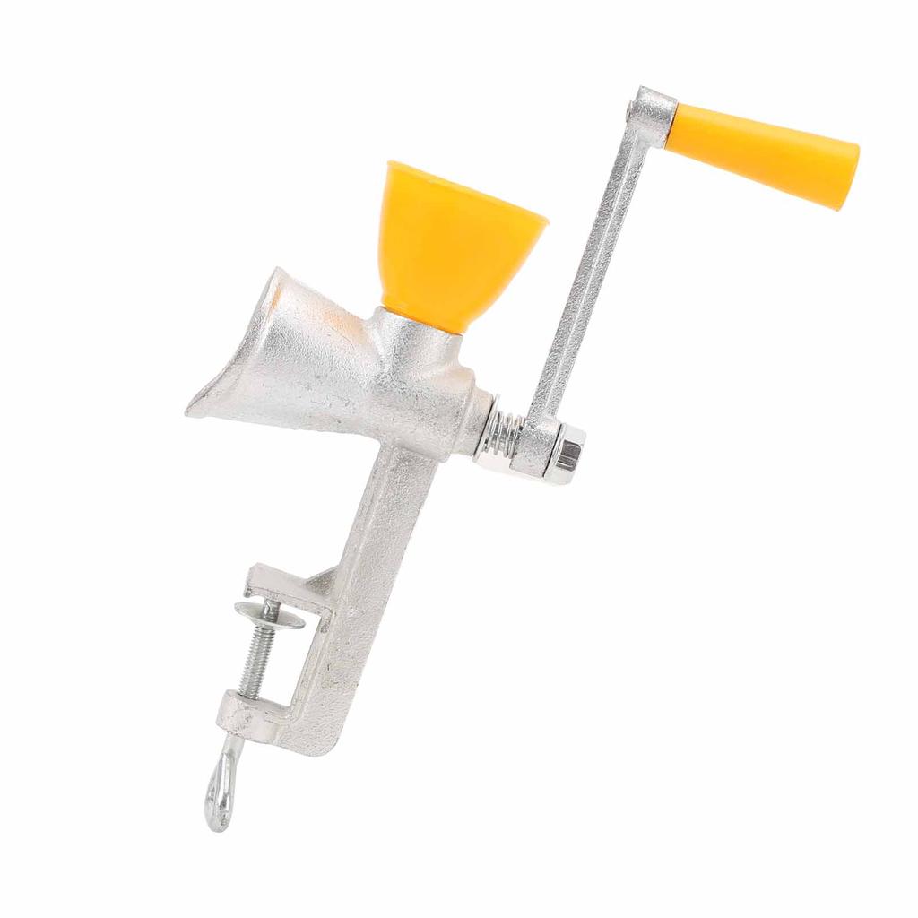 Manual Grain Mill Cast Iron Hand Operated Grinder with Table Clamp for Coffee Bean Corn Pepper