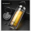 FUGUANG Double-Layer Insulated Portable Glass Tea Cup