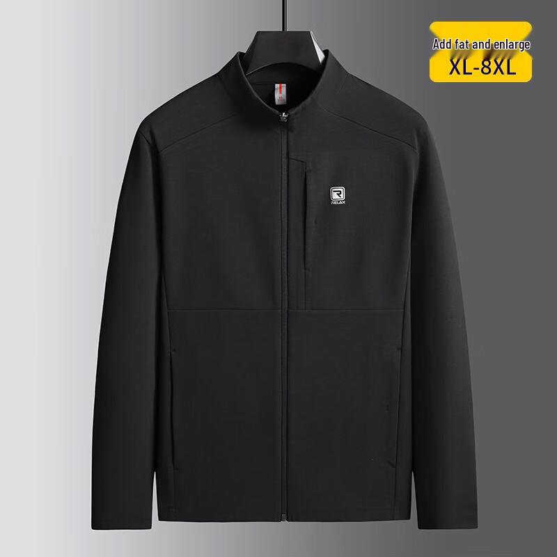 

Di Binze Men s Plus Size Casual Stand Collar Jacket 4XL
