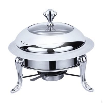 Buffet Warmer Chafer Chafing Dish Set Solid Fuel Boiler Catering for