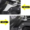 For 2020-2023 Land Rover Defender 90 110 ABS Matte Black car center console knee side panel trim cover sticker car accessories