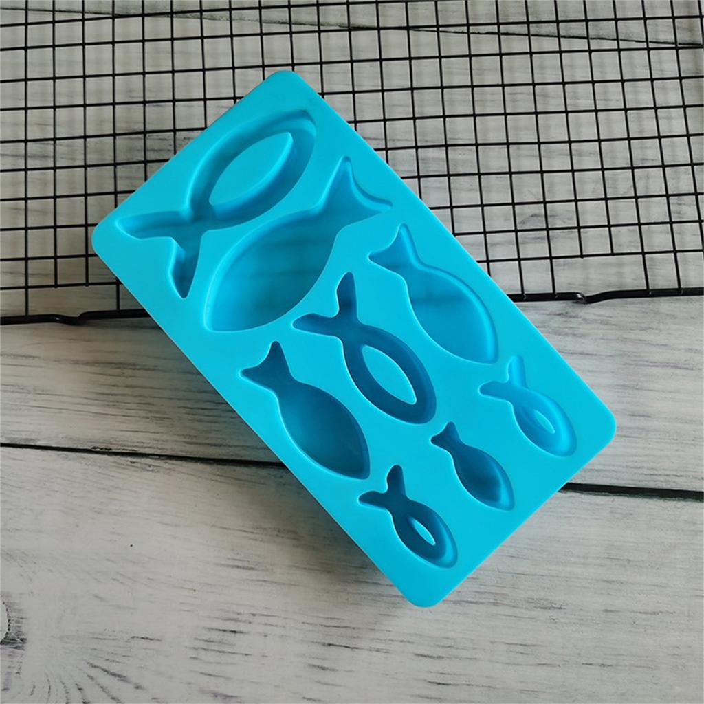 Fish Silicone Moulds For Chocolate Ice Cake Pudding Soap Epoxy Resin