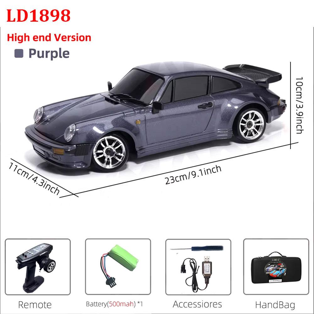 

LDRC LD1898 RC Car 1/18 Professional RC Drift Remote Control Car Gt 911 High-Speed Cars Racing Boy Cars Toy Children s Gifts