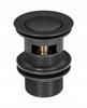 Click-Clack Small Plug with Overflow Black 1 1/4