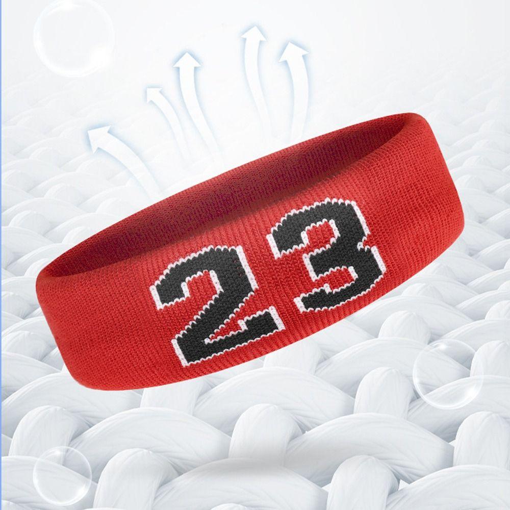 Sweat-Absorbent Sports Headband Elastic Running Headband Basketball Headband  Basketball