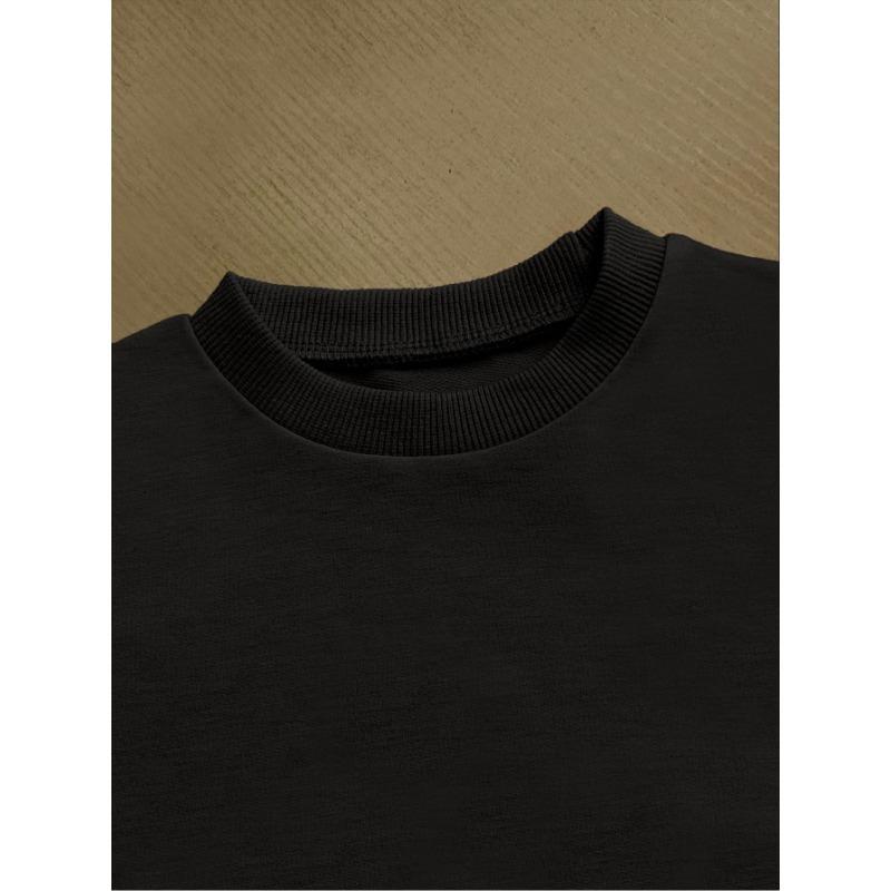 European sizes Spring Autumn Casual Children's Retro Cross Slogan Round Neck Sweatshirt, Distressed Brushstroke Cross Print Boy's Long Sleeve Top.