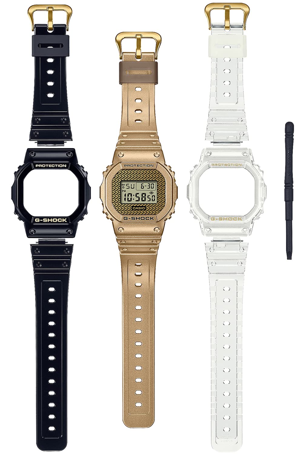 

Часы Casio Многоцветные с Набором Запасных Частей G-Shock DWE-5600HG-1JR Мужские