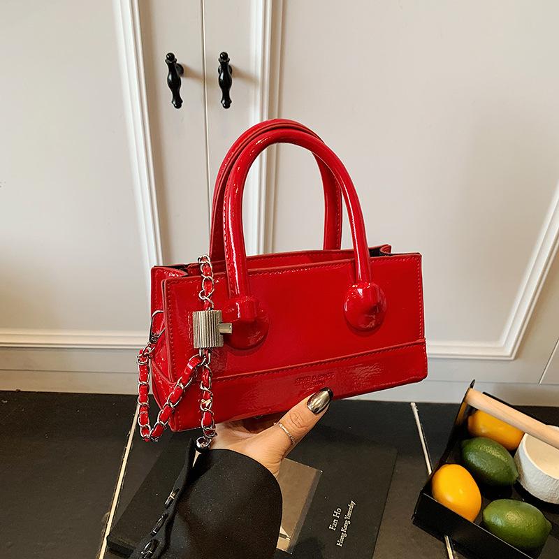 Premium Chain Box Portable Small Square Bag Women's 2025 New Fashionable Versatile Exquisite Shoulder Oblique Span Bag