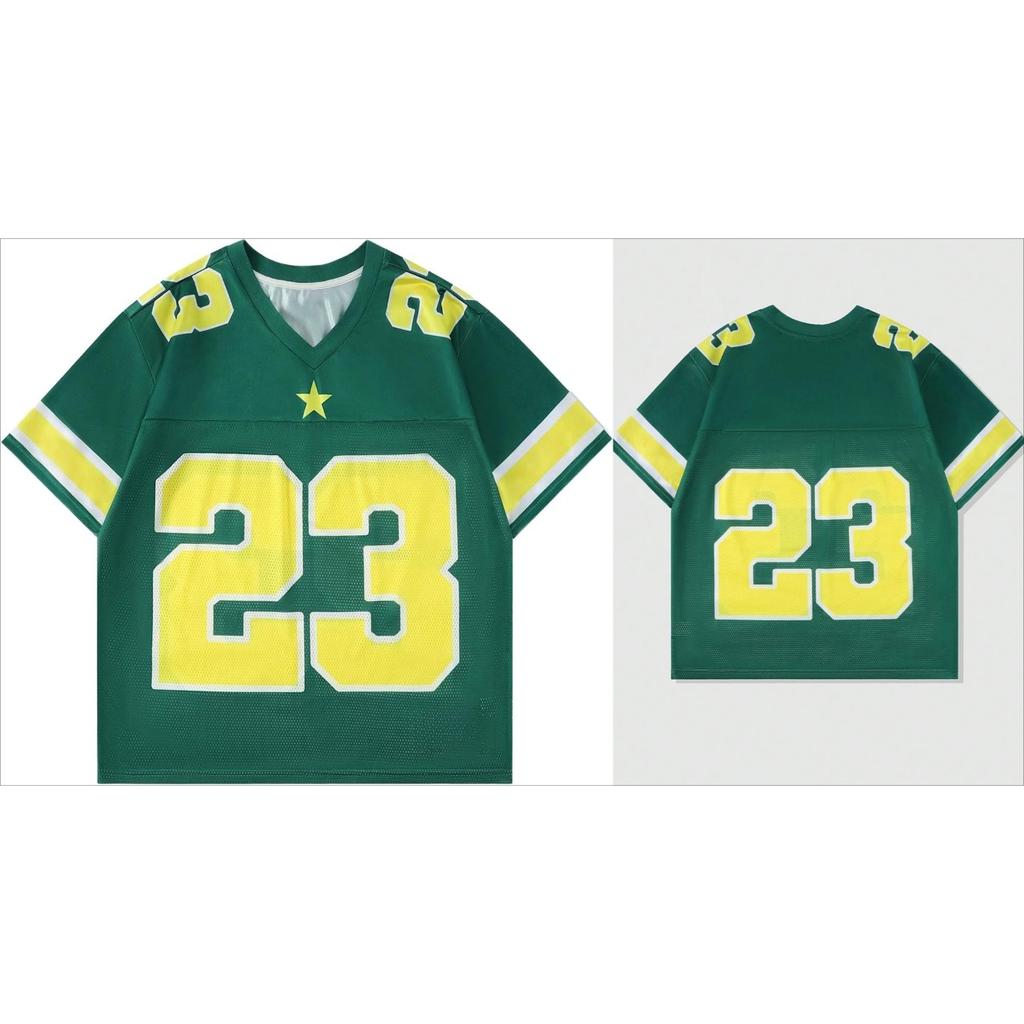 Men's and Women's Digital Pattern Jersey Short Sleeve Stripe Casual T-shirt Sports Shirt T-shirt