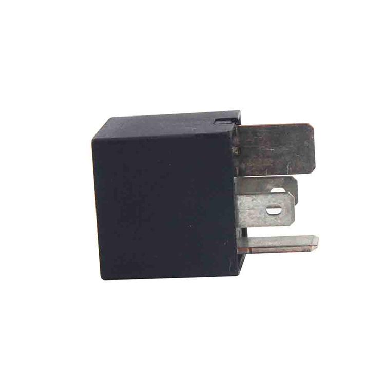 12V 70A Four-Pin Car Turn Signal Relay Flasher - Black