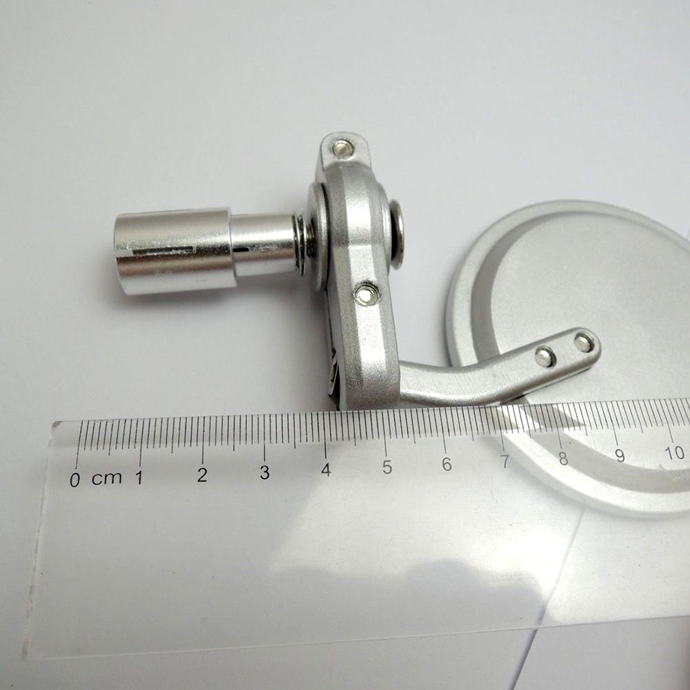 1 Pair 7/8inch Universal Round Handlebar End Motorcycle Rearview Side Mirror