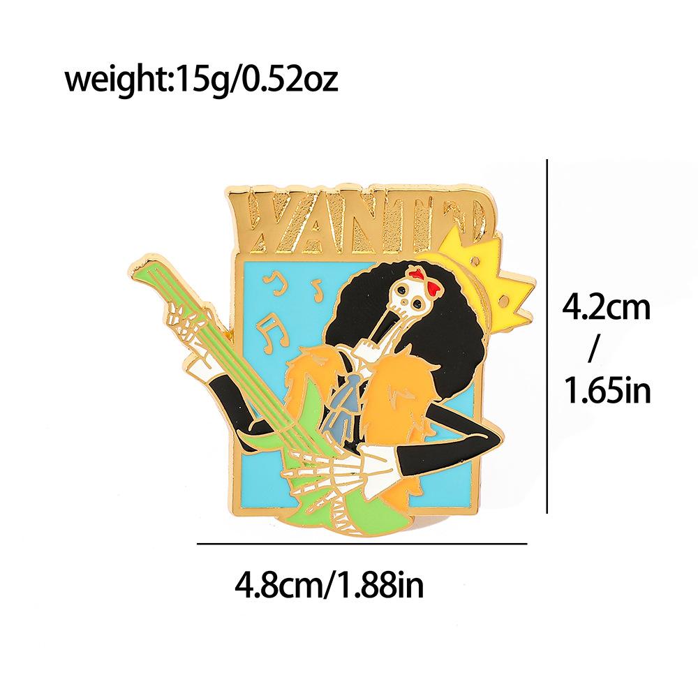 191 Spot ONE PIECE Brooch Riman Metal Badge Luffy Pirates One Piece Pin Accessories