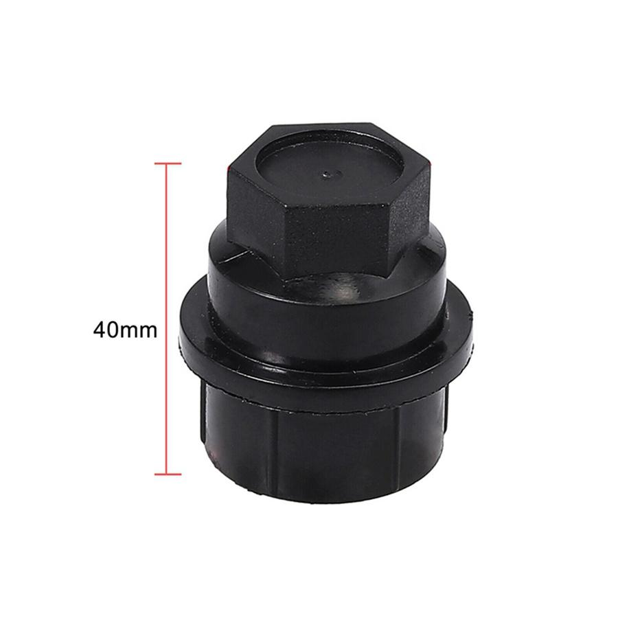24PCS Black Lug Nut Covers Cap For Chevy Gmc Silverado 1500 2500 Full Size Truck 15646250