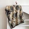 New Luxury Design Winter Two-Sided Cashmere Jacquard Scarves High Quality Women Thicken Wrap Shawl Ladies Brand Pashmina Scarf