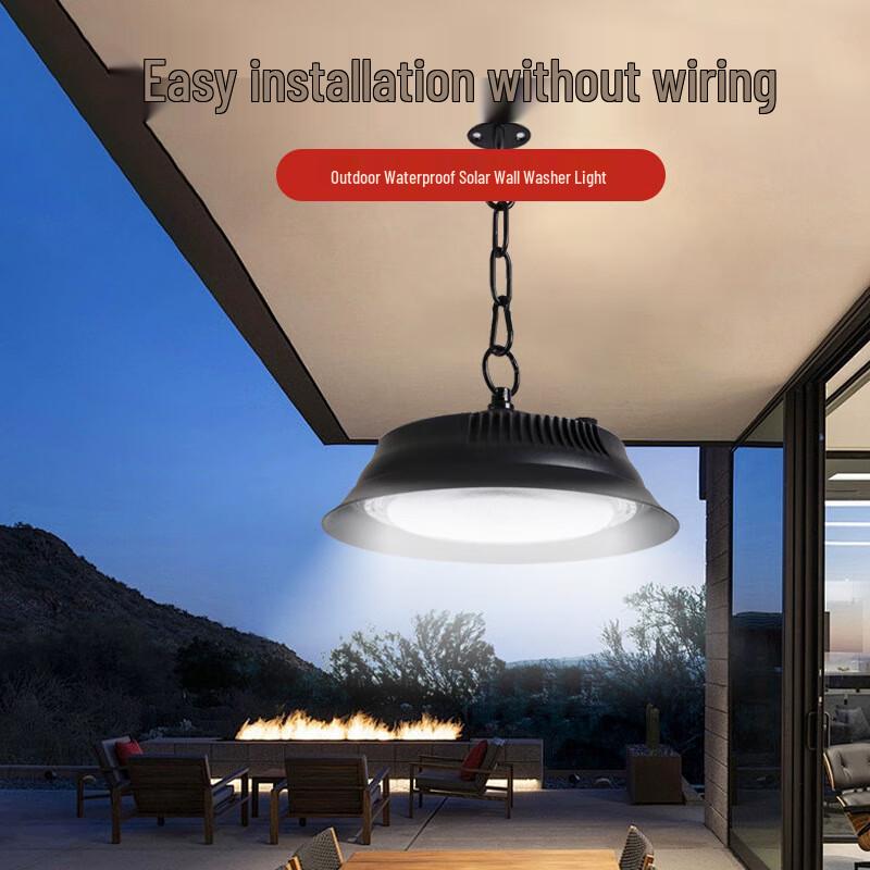 Solar Powered Outdoor/Indoor Pendant Light