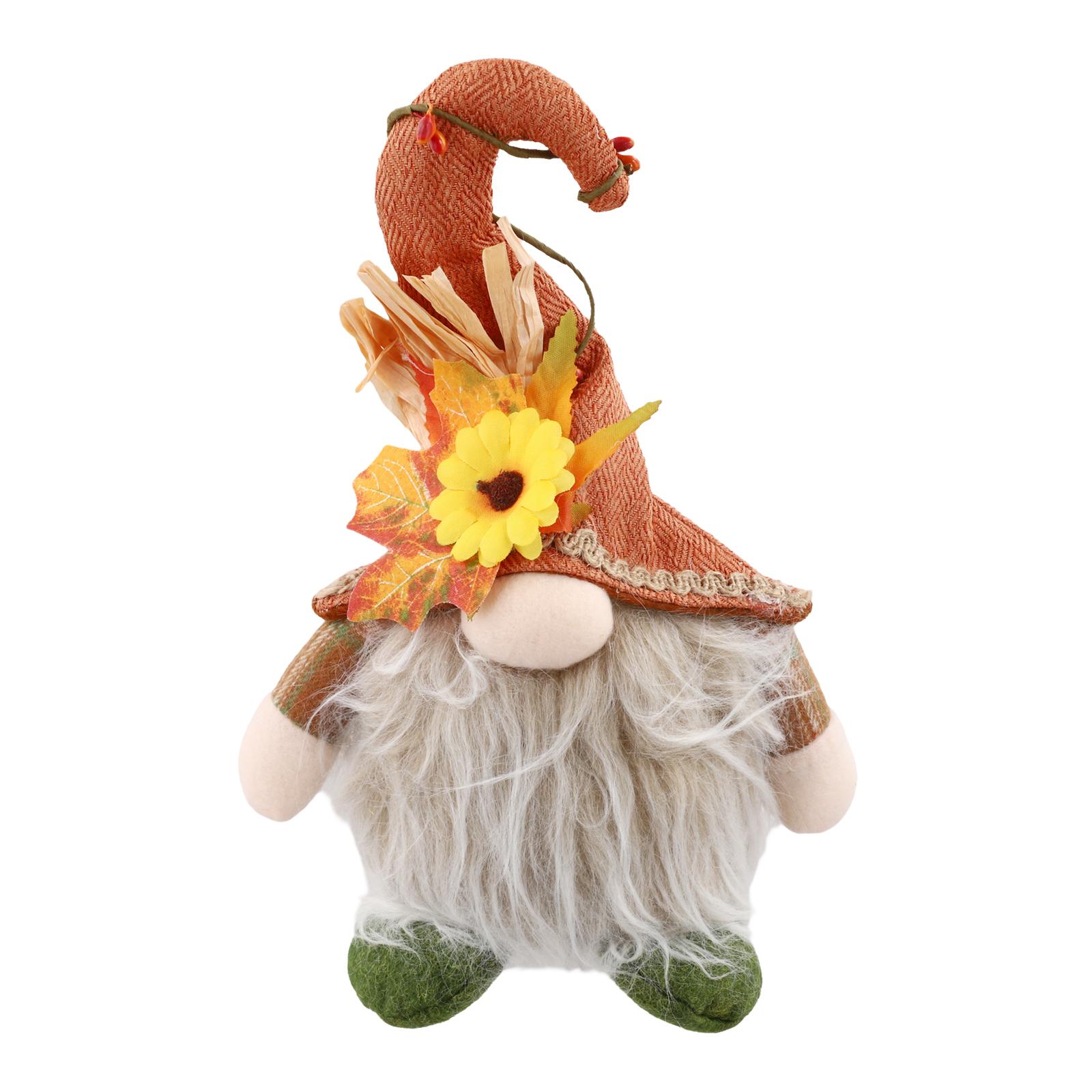 

Plush Gnome Decorations for Mr and Mrs Thanksgiving Handmade Ornament Set to Add Warmth and Festive Feel to Home