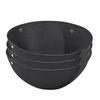 ABUL-3PCS Hanging Flower Basket Liners Set Fabric Hanging Plant Liners Set Round Planter Liners Non-Woven Black Felt Liners 16In
