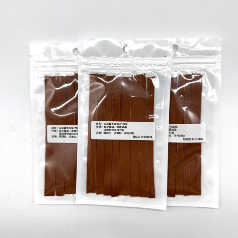 Premium Leder Power Pad für Tennisschläger Stoßdämpfung und verbessert Saitenschutz