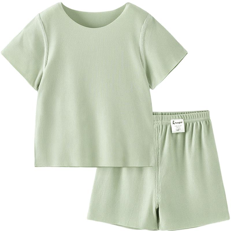 TONGTAI Infant Summer Modal Short Sleeve Set