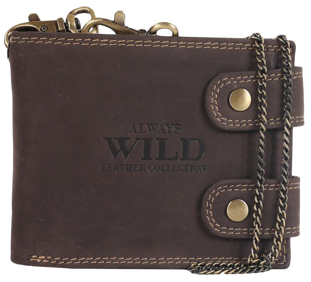 Men's Leather Wallet 2900-BIC BROWN