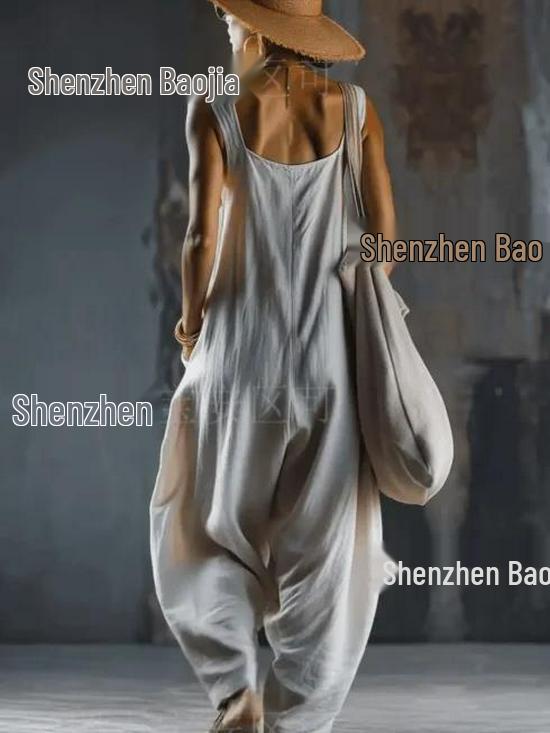 2026 Sommer Locker Lässig Träger Jumpsuit: Bequem und stilvoll für europäische und amerikanische Trends