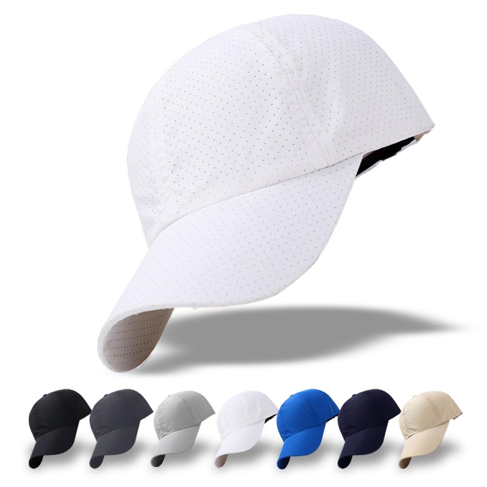 

Penguin Fly Mesh Running Cap for Men and UV Solid Perfect for Marathons and Walking Women, White, Summer, Protection, Quick-Drying, Breathable, Color, белый