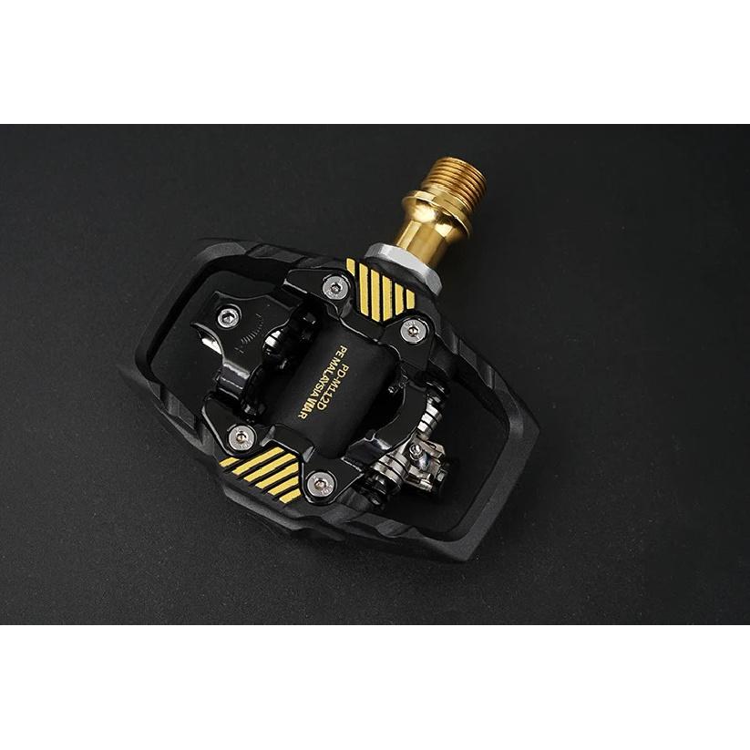 RACEWORK MTB Bike Lock Pedal For Shimano SPD System Nylon Body + Chrome Molybdenum Steel Core Double-sided Locking Footrest