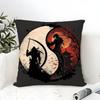 Classic And Handsome Shogun Samurai Pattern Pillow Case Linen Pillow Case Sofa Home Decor Cushion Cover Cushion Cove