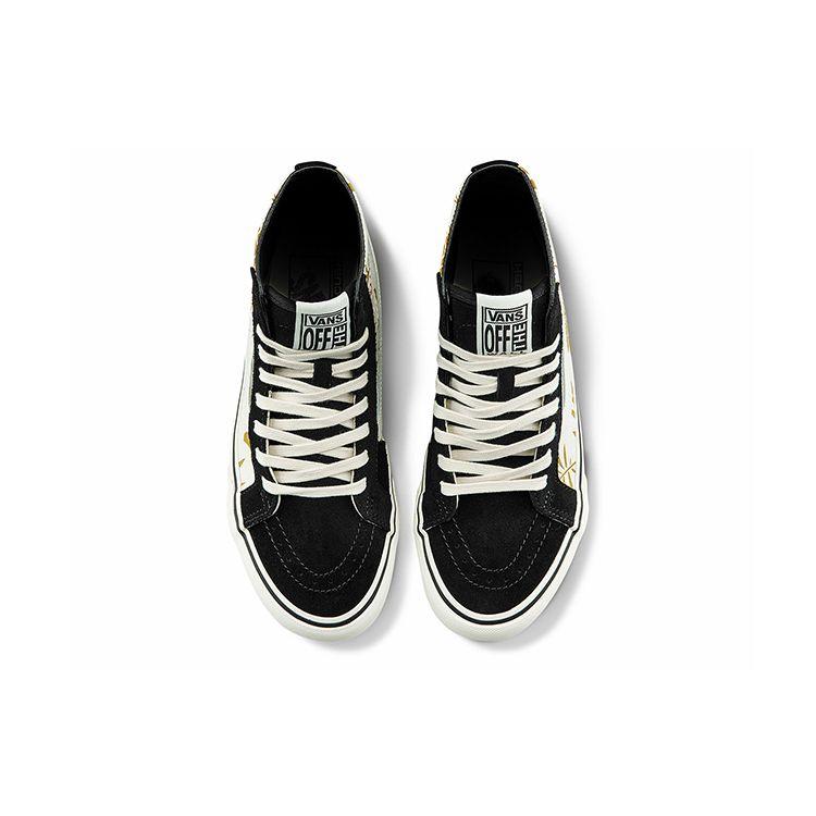 Vans Sk8 Canvas Casual High-Top Skate Shoes Unisex Sneakers Black White VN0A4UWN4V4