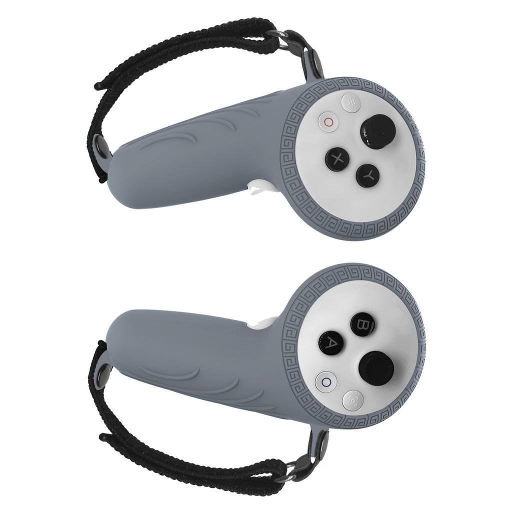 1 Paar VR-Controller-Silikon-Schutzhülle für Pico 4 Ultra. Verbessert Griffigkeit und Komfort. Leicht zu reinigende Griffhülle.