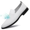 Genuine Leather Men Footwear Slip On Office Man Formal Shoes Wedding Party Men Dress Shoes Breath Driving Lazy Loafers Moccasins