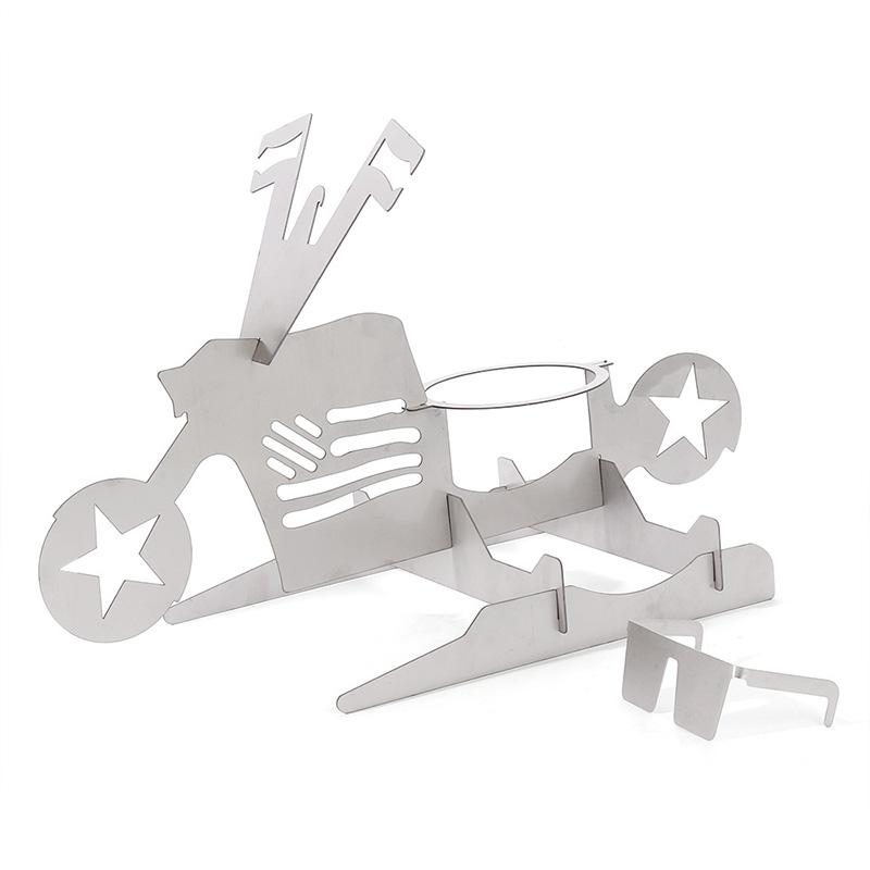 Funny Motorcycle Model Barbecue Chicken Stand Portable Home Oven BBQ Grill Rack Beer Can Chicken Roast Holder Kitchen Tools