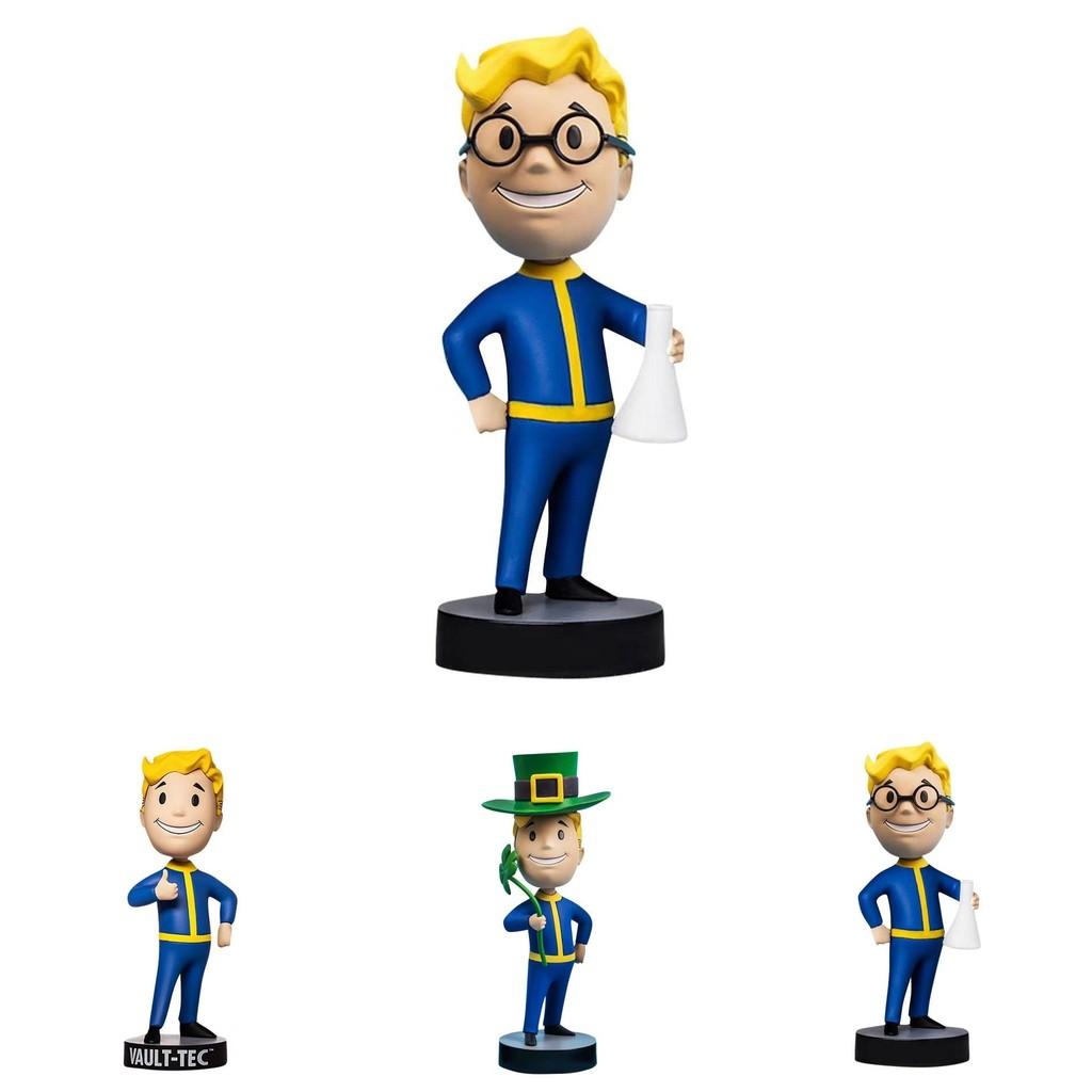 Fallout Vault Boy Resin Art Kontorsdekor med tecknade skulpturer för fans