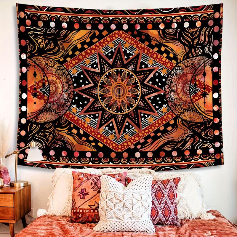 VIKAMA Bohemian Mandala Tapestry Exotic Style Suitable for Living Rooms Bedrooms Guesthouses Study Rooms Home Decor