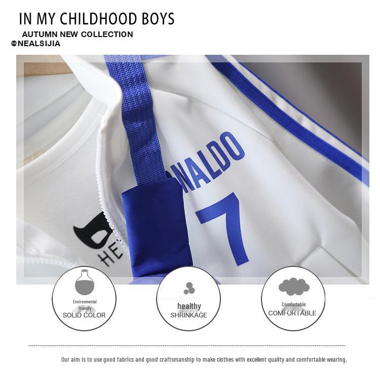 Δροσερό Σετ Δύο Τεμαχίων για Αγόρια Άνοιξη/Φθινόπωρο: 2025 Νέα Μοντέρνα Αθλητικά Ρούχα για Νήπια