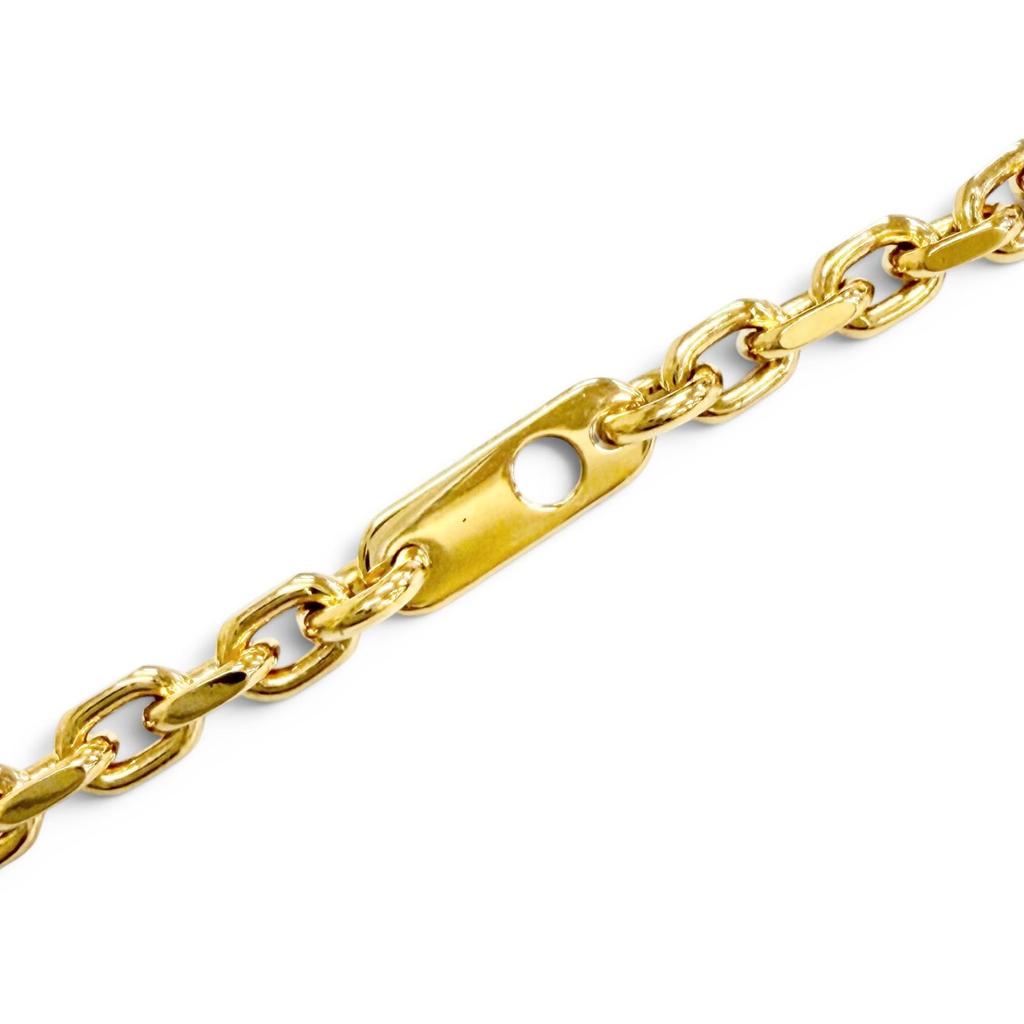 Excellent LOUIS VUITTON Necklace Chain LV Yours Monogram flower gold mens M02740 Used
