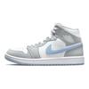 Air Jordan 1 Mid 'Wolf Grey Aluminum' Women's Jordan BQ6472-105