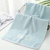 Embriodered Letters Face Towel Pure Cotton Soft Rectangle Towels Good Absorption Simple Creative Kids Adults for Home Bathroom
