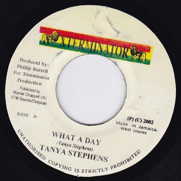 

7inch Record TANYA STEPHENS - What A Day NONE Xterminator 2002 Jamaica Reggae, Ska & Dub Used
