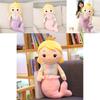 Cute Mermaid Plush Pillow Toy For Girls, Princess Bed Decor, Soft Velvet Stuffed Doll
