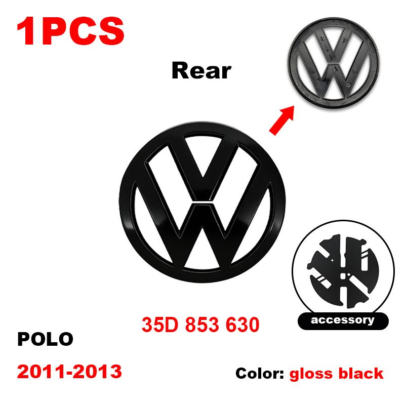 

For Volkswagen Polo 2011 2012 2013 6R0853600A ABS VW Car Front Logo Grille Badge Trunk Emblem Decoration Replacement Accessories