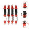 Oil Adjustable Damper Kit with Springs for RC Crawler Car, Compatible 1/10 SCX10 I II III