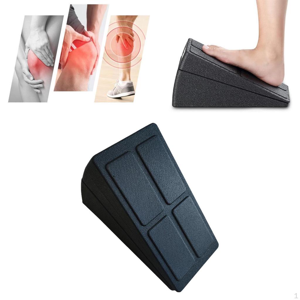 3 Pieces Calf Stretcher Foam Slant Board Adjustable Anti Slip Lightweight Multipurpose for Park,