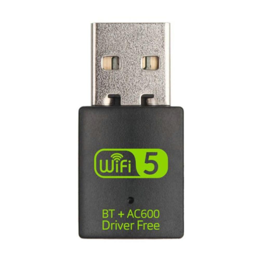 USB2.0 Bluetooth 5.0 2 In1 Dongle Bluetooth Wireless Network Card Wifi Network Adapter  Home Office